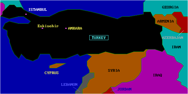 Map of Turkey